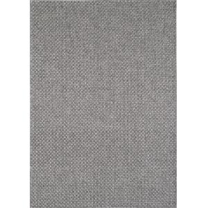 Tapis extérieur Boho design, Gris, 80 x 250 cm