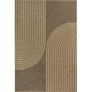 Tapis extérieur design jute intempéries - Nature - 140 x 20…