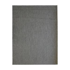 Tapis extérieur intérieur  aspect jute gris clair 195x275