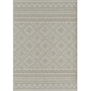 Tapis extérieur intérieur cuisine plat terrazzo, beige, 200…