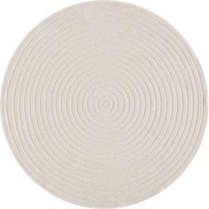 Tapis extérieur intérieur terrasse moderne bohème, crème, 1…