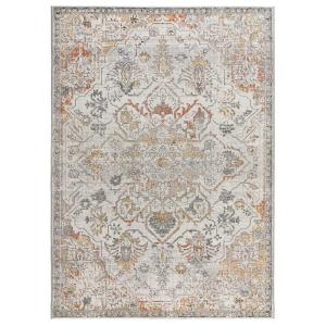 Tapis extérieur/intérieur vintage beige/multicolore, 200x29…