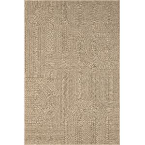 Tapis extérieur jute intempéries - Nature - 80 x 150 cm