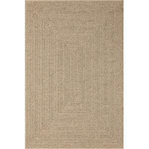 Tapis extérieur jute uni intempéries - Nature - 140 x 200 c…