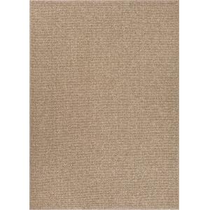 Tapis extérieur moderne intemporel, Beige, 80 x 250 cm