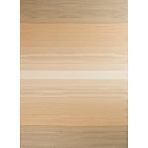 Tapis extérieur réversible motif ligne - Beige - 120x160 cm…