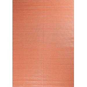 Tapis extérieur réversible motif uni - Corail - 150x220 cm
