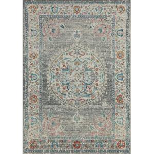 Tapis extérieur terrasse cuisine balcon vintage, gris, 240…