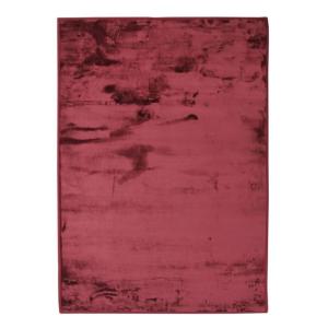 Tapis extra-doux eff velours rouge foncé 185x290