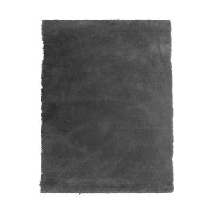 Tapis extra-doux toucher laineux gris foncé 120x170