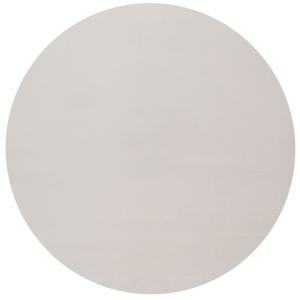 Tapis fausse fourrure poil court, beige, 200 cm rond