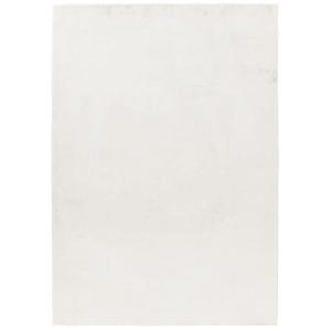 Tapis fausse Fourrure toucher doux Crème 120x170cm