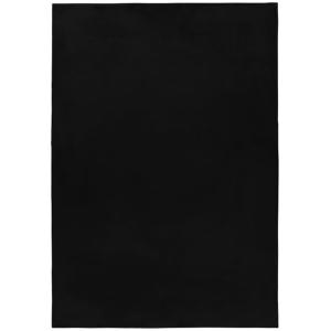 Tapis fausse Fourrure toucher doux Noir 120x170cm