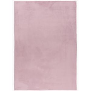 Tapis fausse Fourrure toucher doux Rose 120x170cm