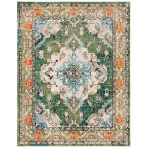 Tapis Forest Green / Light Blue 244 X 335 cm