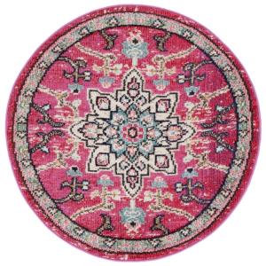 Tapis Fuchsia/Bleu 122 X 122 cm