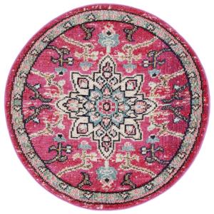 Tapis Fuchsia / Blue 122 X 122 cm