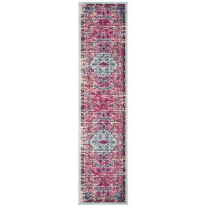 Tapis Fuchsia/Sarcelle 66 X 183 cm