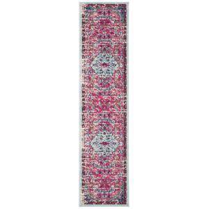 Tapis Fuchsia/Sarcelle 66 X 396 cm