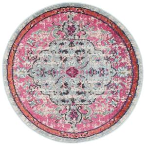 Tapis Fuchsia/Sarcelle 91 X 91 cm