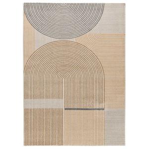Tapis géométrique beige/gris 80x150 cm