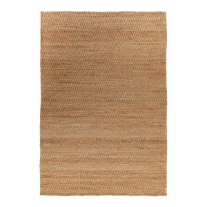Tapis géométrique naturel en jute naturel 120x170