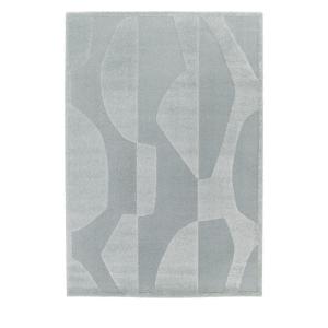 Tapis graphique à motif abstrait- 200x290cm Bleu glacier Po…