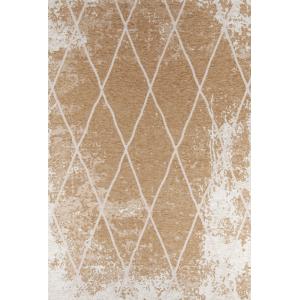 Tapis graphique et brillant tissé machine or 155x230 cm