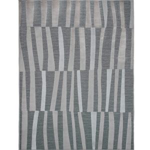 Tapis graphique motif ligne marron 120x160
