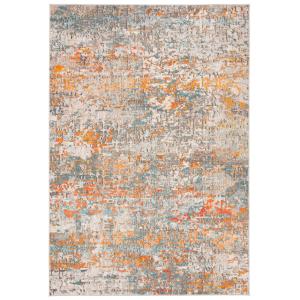Tapis grey / orange/multicolore 183 x 274 cm