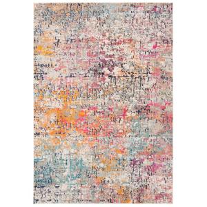Tapis Grey / Pink/Multicolore 91 X 152 cm