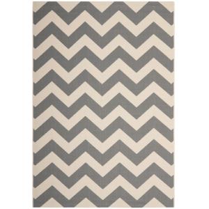 Tapis gris 201 x 290 cm