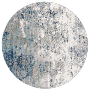 Tapis Gris/Bleu 201 X 201 cm