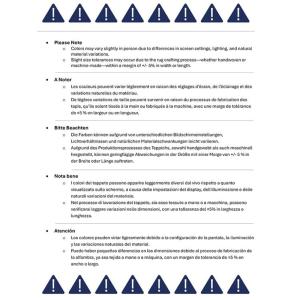 Tapis gris/noir 183 x 274 cm