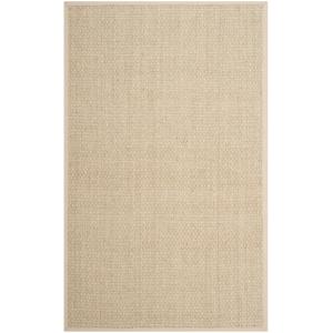 Tapis herbe de mer beige 183 x 244 cm