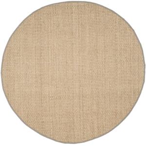 Tapis Herbe de mer Natural / Grey 213 X 213 cm