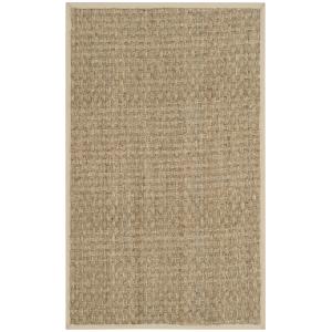 Tapis Herbe de mer Natural / Ivory 61 X 91 cm