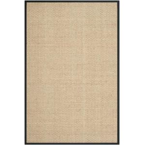 Tapis Herbe de mer Naturel/Noir 183 X 244 cm