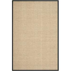 Tapis Herbe de mer Naturel/Noir 183 X 274 cm