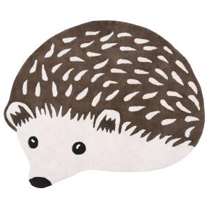 Tapis hérisson en Coton Marron