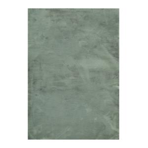 Tapis imitation fourrure lapin doux tufté vert sauge 130x19…