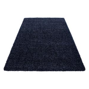 Tapis intérieur à poils longs Bleu marine-200x290