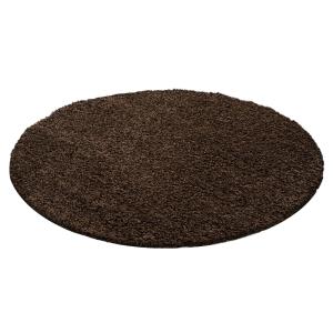 Tapis intérieur à poils longs Marron-200x200
