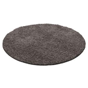 Tapis intérieur à poils longs Taupe-80x80