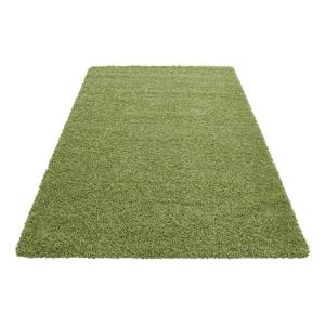 Tapis intérieur à poils longs Vert-100x200