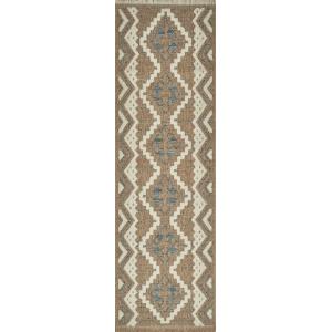 Tapis intérieur et extérieur aspect jute ethnique bleu - 60…