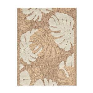 Tapis intérieur et extérieur en polypropylène marron 200x29…