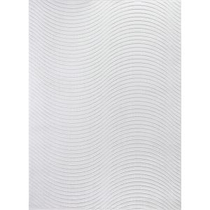 Tapis Intérieur/Extérieur à Motifs 3D en Relief Blanc 120x1…