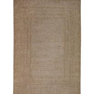 Tapis intérieur extérieur aspect jute beige 120x160