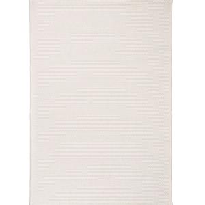 Tapis intérieur extérieur aspect jute blanc 200x300